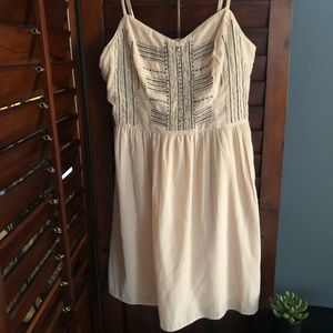American Eagle Light Pink Dress with Beading